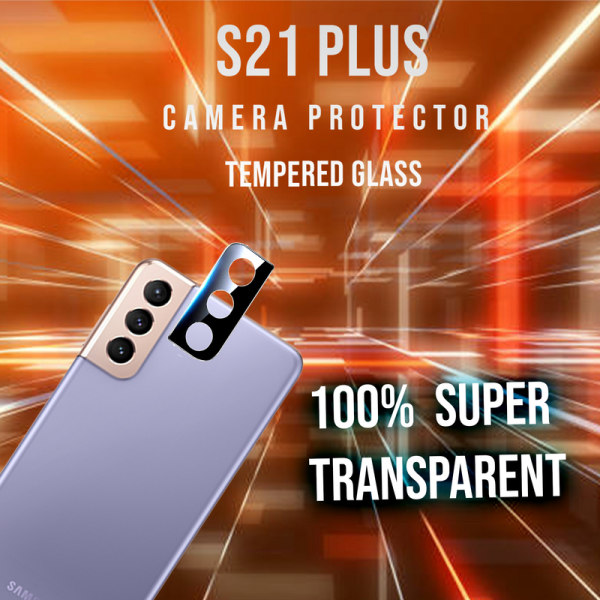 Linsskydd Samsung Galaxy S21 Plus - Härdat Glas 9H - Super 3D