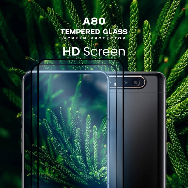 2-Pack Samsung Galaxy A80 - Härdat glas 9H - Super kvalitet