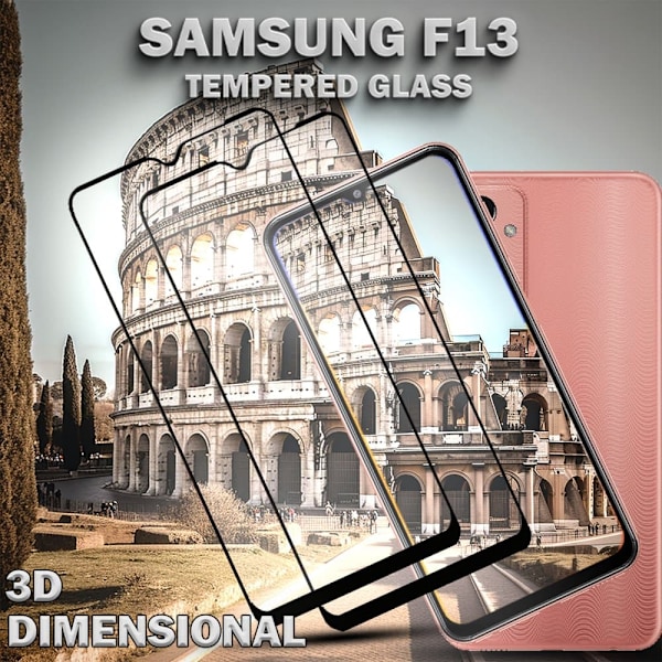 2-Pack SAMSUNG F13 Skærmbeskyttelse - Hærdet Glas 9H - Super kvalitet 3D