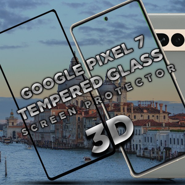 Google Pixel 7 - Härdat Glas 9H - Super kvalitet 3D Skärmskydd