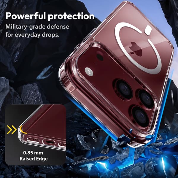 MagCase för iPhone 18 Pro Max – Kristallklart MagSafe-skal