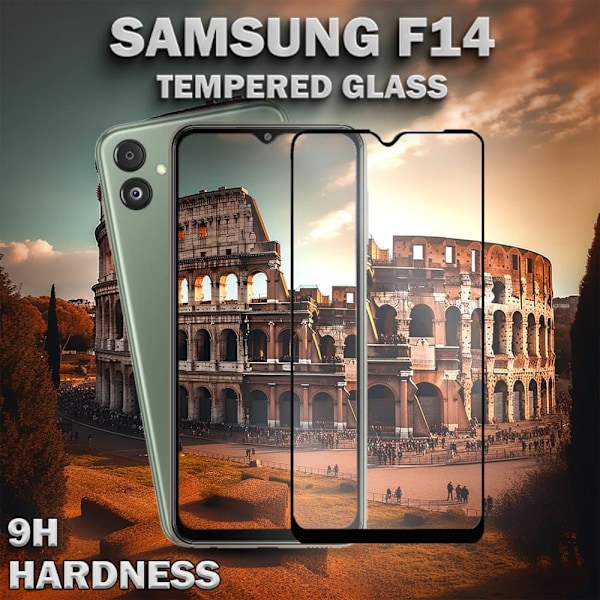 1-Pack SAMSUNG F14 Skærmbeskyttelse - Hærdet Glas 9H - Super kvalitet 3D