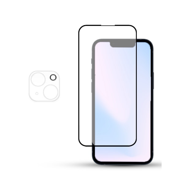 1-Pack IPHONE 14 Näytönsuoja - Karkaistu Lasi 9H - Super laatu 3D