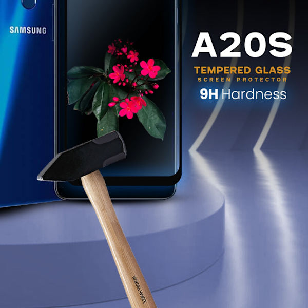 Samsung Galaxy A20s -Härdat Glas 9H-Super Kvalitet 3D Skärmskydd