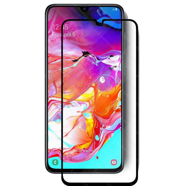 Samsung Galaxy A70 -Härdat Glas 9H-Super Kvalitet 3D Skärmskydd