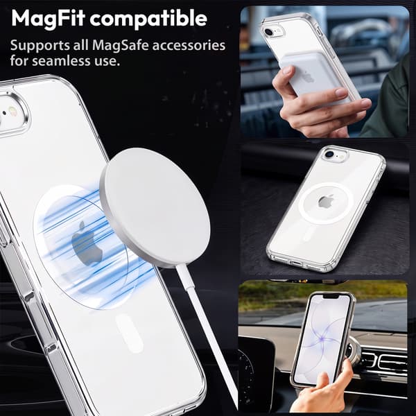 MagCase til iPhone 17e – Krystalklart MagSafe-cover