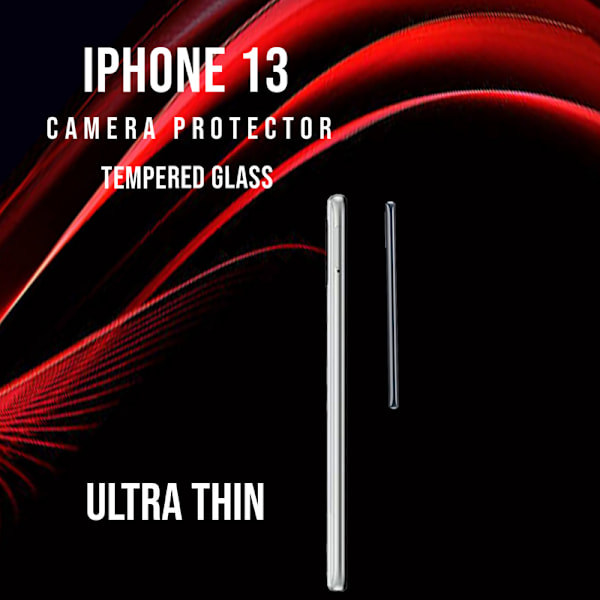 Linsskydd iPhone 13 Kamera - Härdat Glas 9H - Super 3D