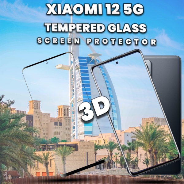 Xiaomi 12 5G - Härdat glas 9H-Super kvalitet 3D Skärmskydd