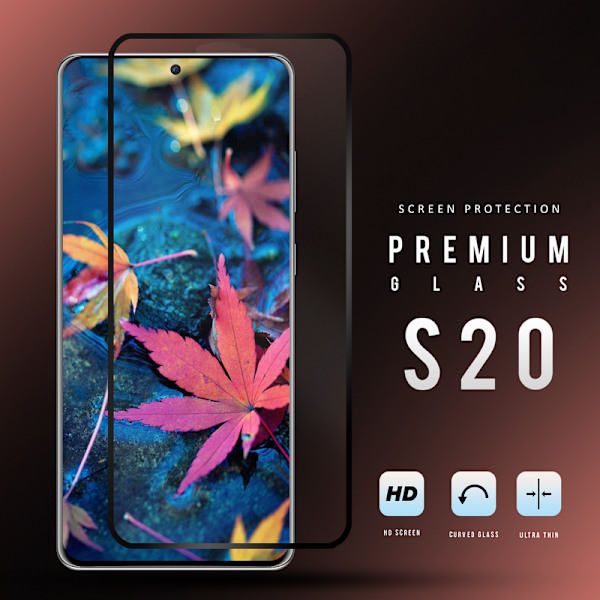 Samsung Galaxy S20 - Härdat Glas 9H-Super Kvalitet 3D Skärmskydd