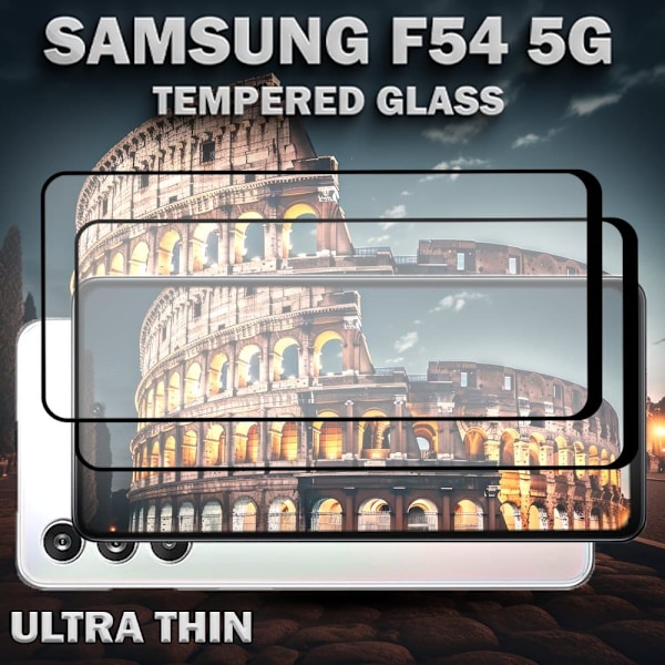 2-Pack Samsung F54 Skärmskydd - Härdat Glas 9H - Super kvalitet 3D