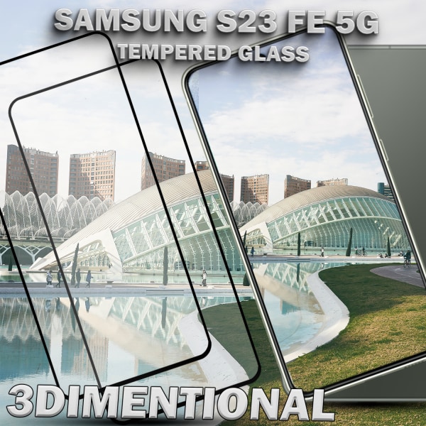 2-Pack Samsung S23 FE 5G - 9H Härdat Glass - Super Kvalitet 3D
