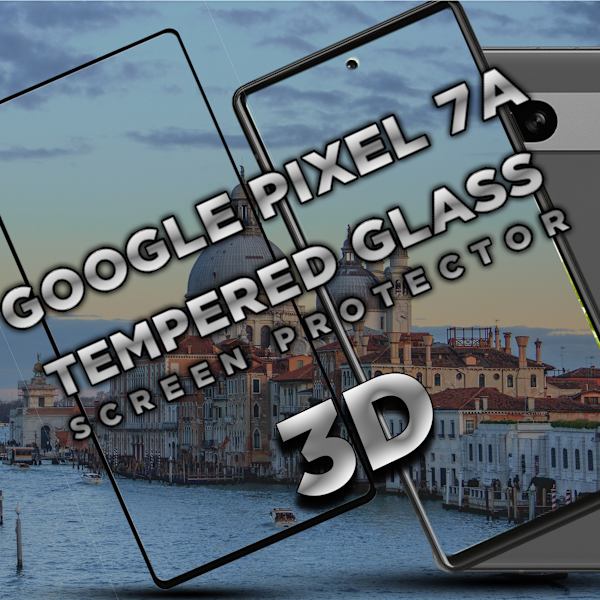 Google Pixel 7A - Härdat Glas 9H - Super kvalitet 3D Skärmskydd