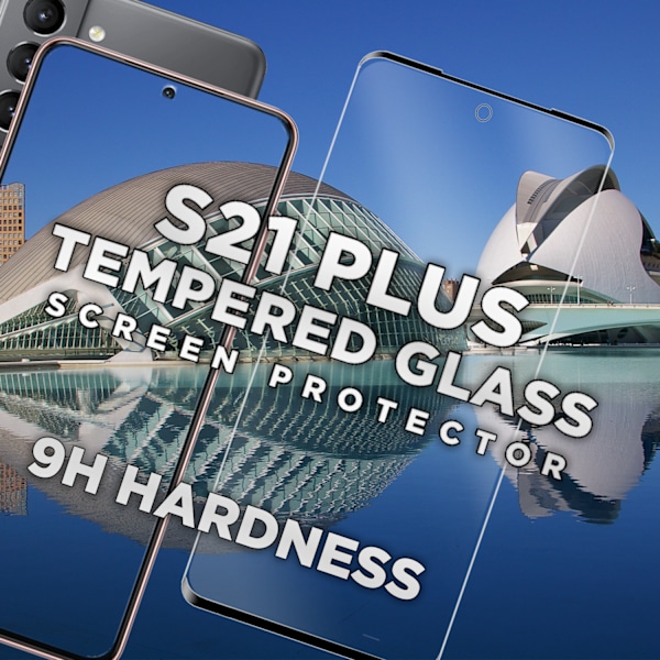 Samsung S21 PLUS - 9H Härdat Glass - 3D Super Kvalitet