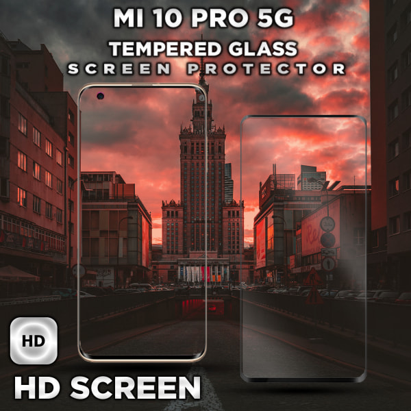 Xiaomi Mi 10 Pro - Härdat glas 9H - Super kvalitet 3D Skärmskydd