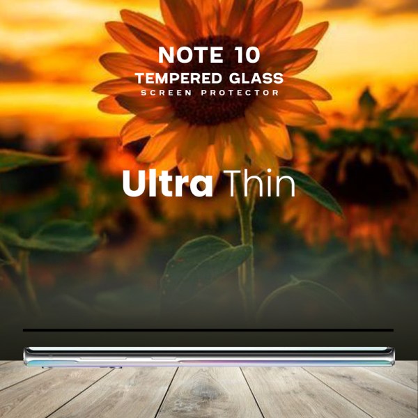 Samsung Galaxy Note 10 - Härdat glas 9H - Super kvalitet 3D