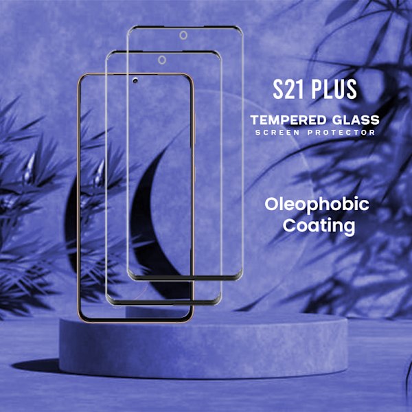 2-Pack Samsung S21 PLUS - 9H Härdat Glass - 3D Super Kvalitet