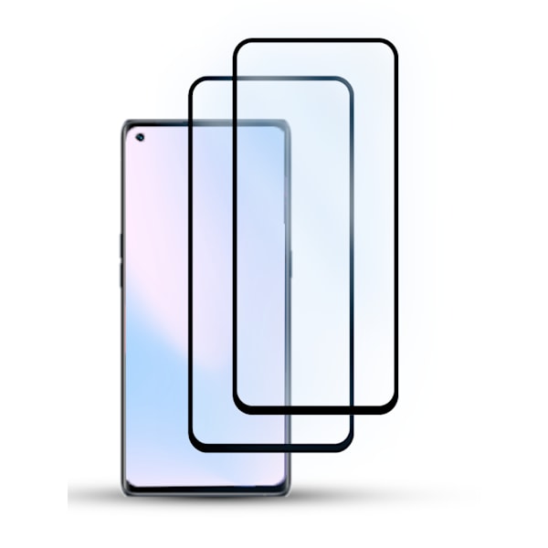 2-Pack OPPO FIND X3 LITE Skærmbeskyttelse - Hærdet Glas 9H - Super kvalitet 3D