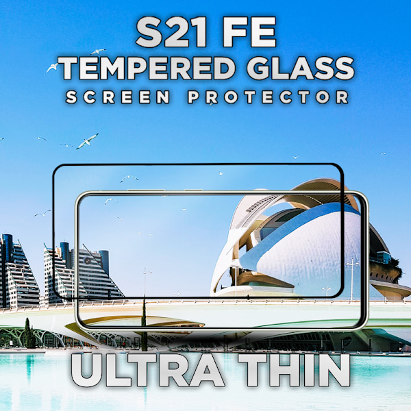 1-Pack SAMSUNG S21 FE Skærmbeskyttelse - Hærdet Glas 9H - Super kvalitet 3D