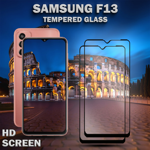 2-Pack Samsung F13 Skärmskydd - Härdat Glas 9H - Super kvalitet 3D