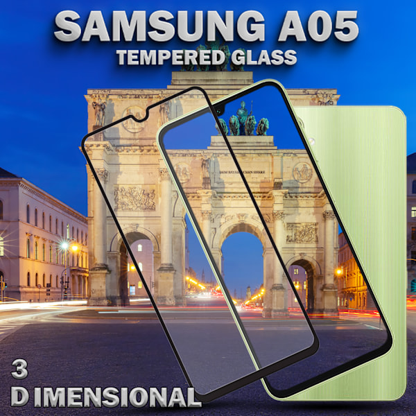 1-Pack SAMSUNG GALAXY A05 Skærmbeskyttelse - Hærdet Glas 9H - Super kvalitet 3D