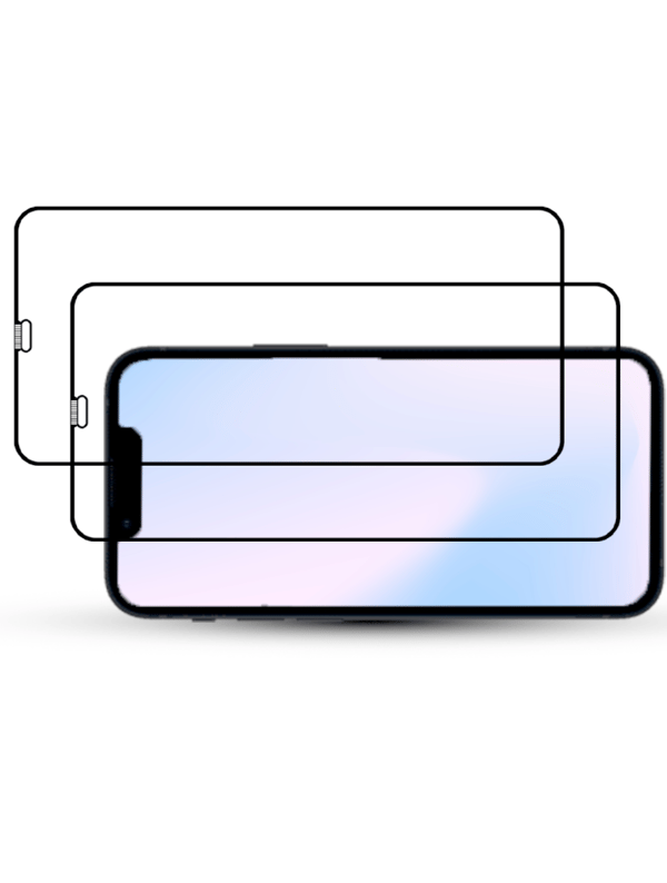2-Pack IPHONE 12 PRO Skærmbeskyttelse - Hærdet Glas 9H - Super kvalitet 3D