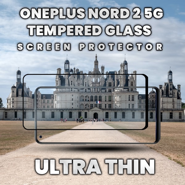 OnePlus Nord 2 5G - Härdat Glas 9H - Super kvalitet 3D Skärmskydd