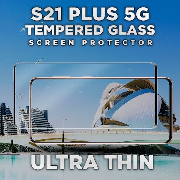 1-Pack SAMSUNG S21 PLUS Näytönsuoja - Karkaistu Lasi 9H - Super laatu 3D