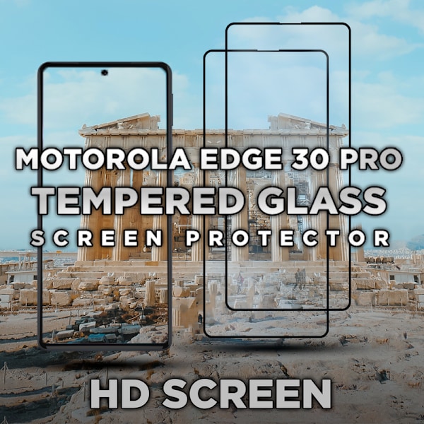 2-Pack MOTOROLA EDGE 30 PRO Näytönsuoja - Karkaistu Lasi 9H - Super laatu 3D