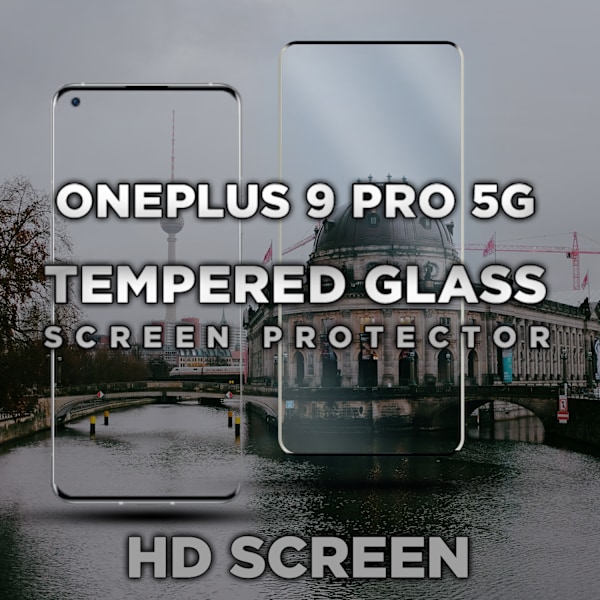 1-Pack ONEPLUS 9 PRO Näytönsuoja - Karkaistu Lasi 9H - Super laatu 3D