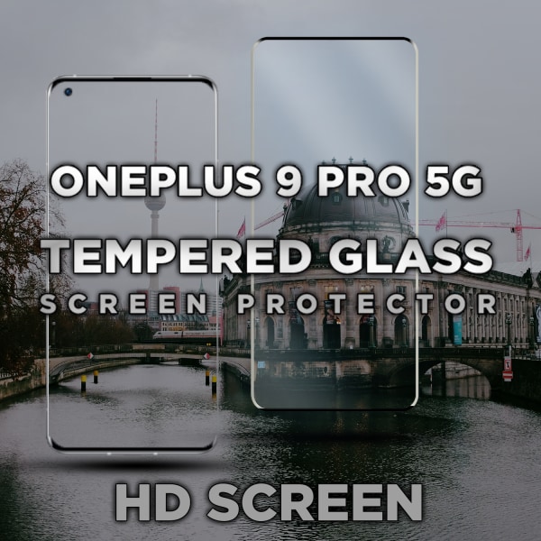 OnePlus 9 Pro 5G - Härdat Glas 9H - Super kvalitet - 3D Skärmskydd