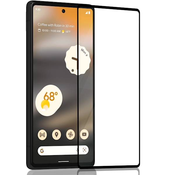 1-Pack Google Pixel 6A Skärmskydd - Härdat Glas 9H - Super kvalitet 3D