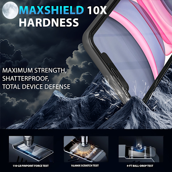 2-Pack Iphone 11 Skärmskydd - Härdat Glas 9H - Super kvalitet 3D