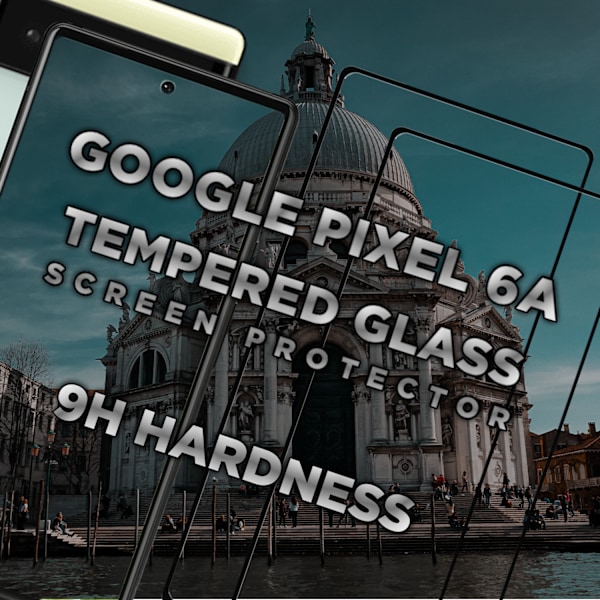 2-Pack Google Pixel 6A - Härdat glas 9H - Super kvalitet 3D