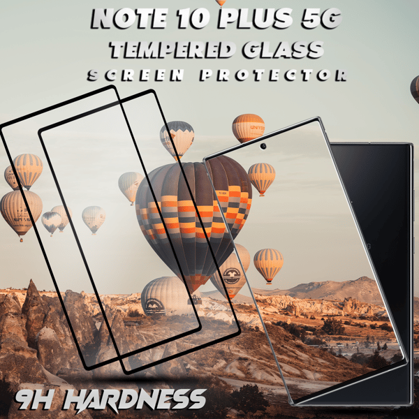 2-Pack Samsung Galaxy Note 10 Plus 5G - Härdat Glas 9H – 3D Skärmskydd - Super kvalitet