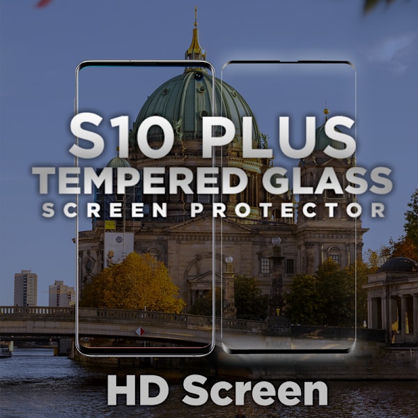 Samsung Galaxy S10 Plus - Härdat glas 9H - Super kvalitet 3D