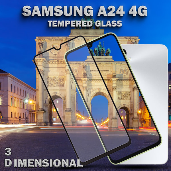 1-Pack SAMSUNG GALAXY A24 Näytönsuoja - Karkaistu Lasi 9H - Super laatu 3D