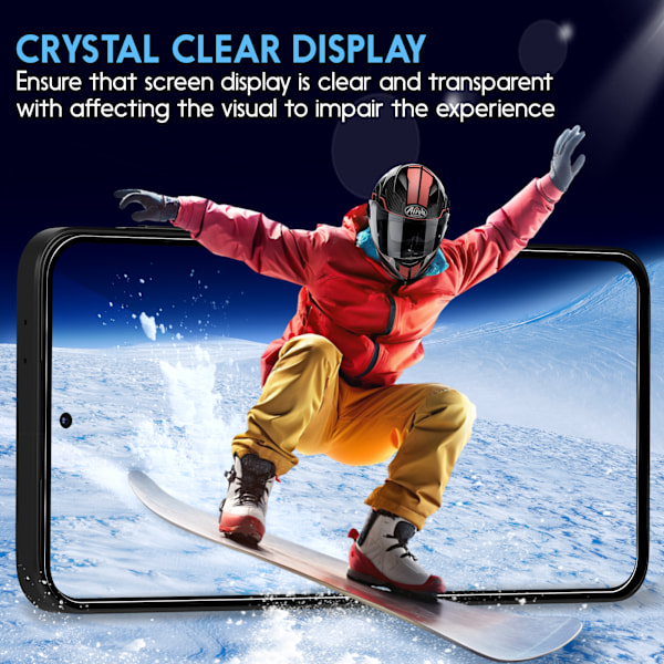2-Pack Samsung A36 Skärmskydd & 2-Pack linsskydd - Härdat Glas 9H - Super kvalitet 3D
