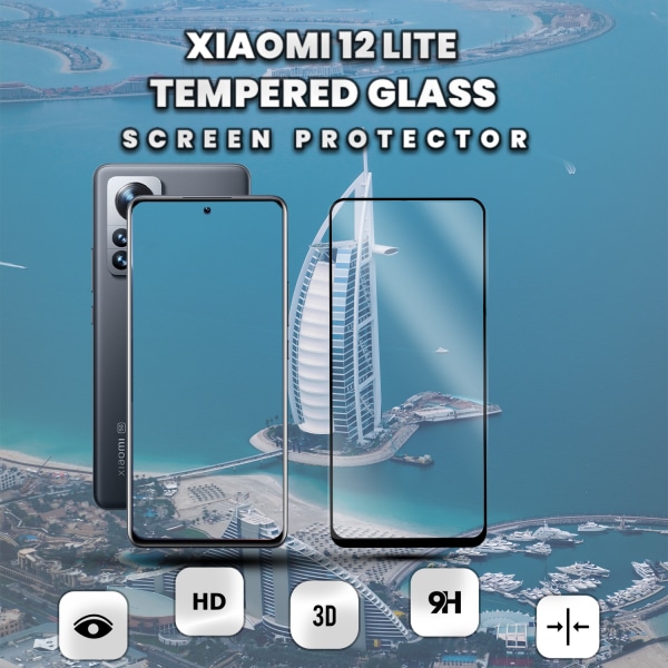 1-Pack XIAOMI 12 LITE Näytönsuoja - Karkaistu Lasi 9H - Super laatu 3D