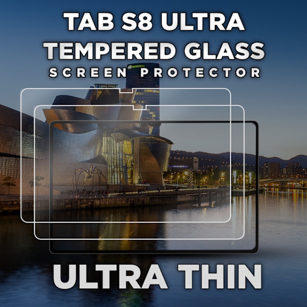 2-Pack SAMSUNG GALAXY TAB S8 Näytönsuoja - Karkaistu Lasi 9H - Super laatu 3D
