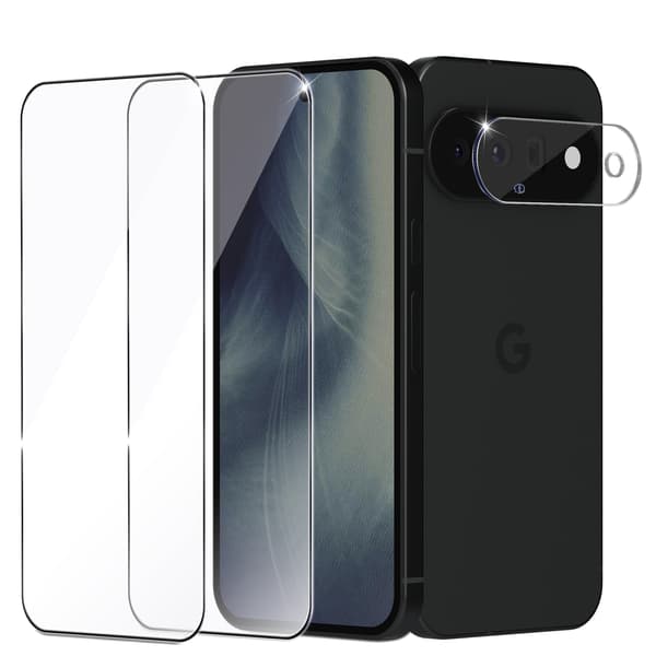 2-Pack Google Pixel 11 Näytönsuoja & 1-Pack linssinsuoja - Karkaistu Lasi 9H - Super laatu 3D