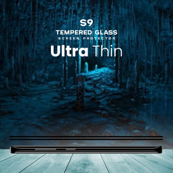 2-Pack Samsung Galaxy S9 - Härdat glas - 9HSuper kvalitet 3D