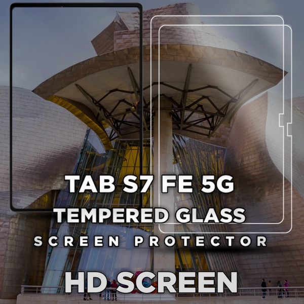 2-Pack Samsung Galaxy Tab S7 FE (5G) - Härdat Glas 9H - Super Kvalitet Skärmskydd