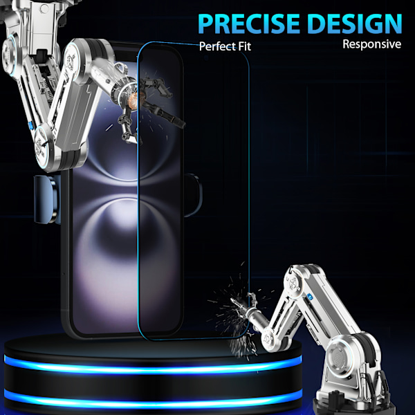 1-Pack Iphone 16 Privacy Skärmskydd - Härdat Glas 9H - Super kvalitet 3D