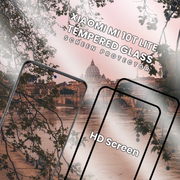 2-Pack Xiaomi 10T Lite 5G - Härdat glas 9H - Super kvalitet 3D
