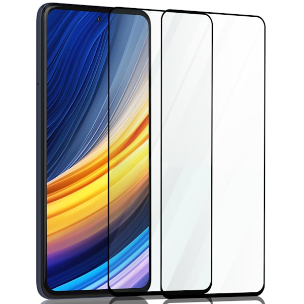 2-Pack Xiaomi Poco X3 Pro Skärmskydd - Härdat Glas 9H - Super kvalitet 3D