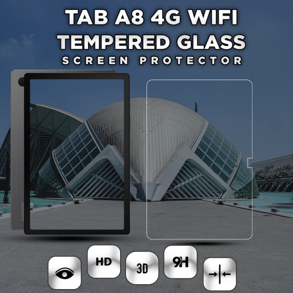 Samsung Galaxy Tab A8 4G - Härdat glas 9H - Super Kvalitet