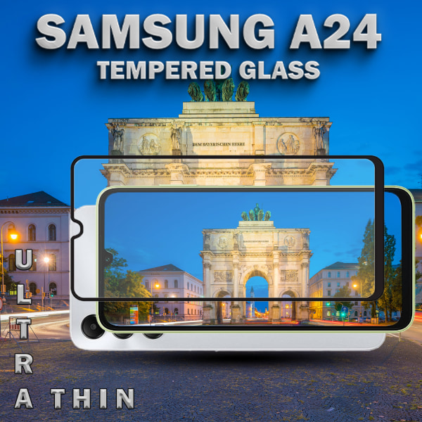 Samsung Galaxy A24 - Härdat Glas 9H - Super Kvalitet 3D Skärmskydd