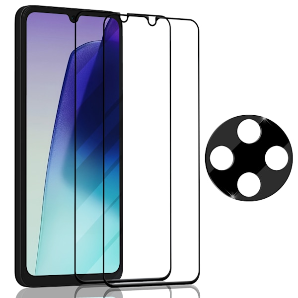 2-Pack XIAOMI REDMI 14R Näytönsuoja & 1-Pack linssinsuoja - Karkaistu Lasi 9H - Super laatu 3D