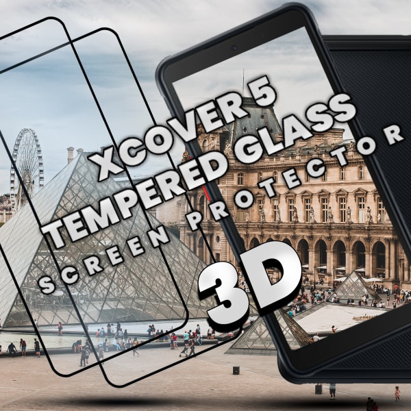 2 Pack Samsung Xcover 5 - Härdat glas 9H-Super kvalitet 3D