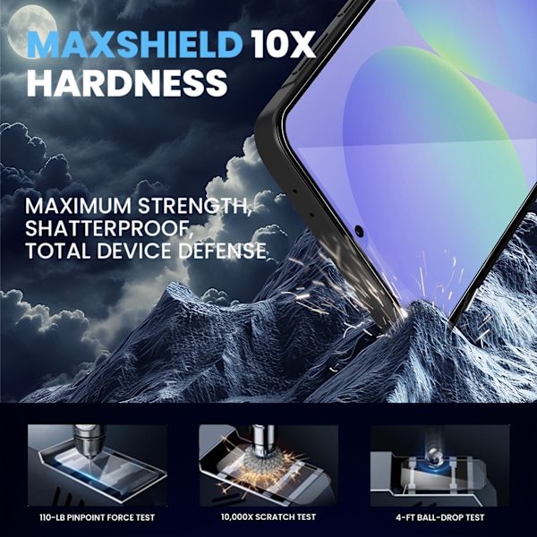 2-Pack Samsung A36 Skärmskydd & 2-Pack linsskydd - Härdat Glas 9H - Super kvalitet 3D